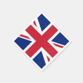 Jack Flag Vereinigtes Königreich Serviette (Ecke)
