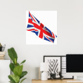 Jack Flag Vereinigtes Königreich/Union Poster (Heimbüro)