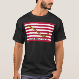 Jack-Flagge der Marine - Trete nicht auf mich T-Shirt