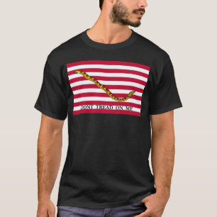 Jack-Flagge der Marine - Trete nicht auf mich T-Shirt