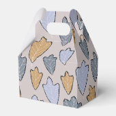 Jack Frost Blätter Muster Vorzugbox Geschenkschachtel (Rückseite)