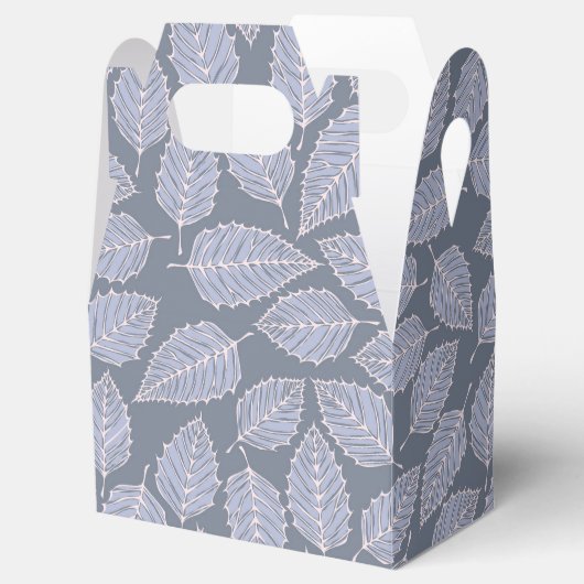 Jack Frost Blätter Muster Vorzugbox Geschenkschachtel (Geöffnet)