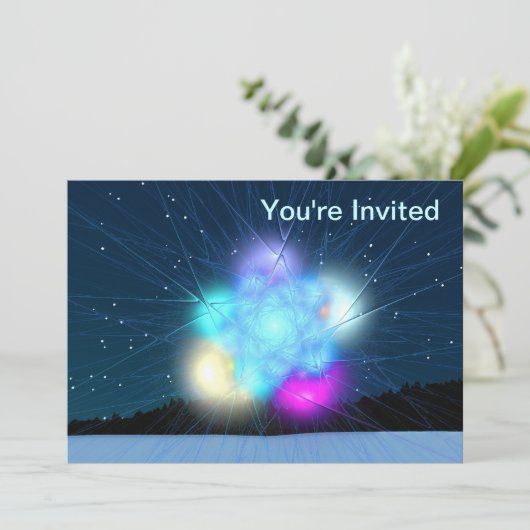 Jack Frost Einladung (Stehend Vorderseite)