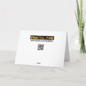 Jack Frost Feiertagskarte (Rückseite)