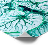 Jack Frost Leaves After Van Gogh Poster (Ecke)