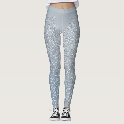 Jack Frost Leggings Weihnachtsspitzen Drucke (Vorderseite)