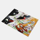 "Jack Frost Painting" Märchenkunst von M. T. Ross Fußmatte (Schrägansicht)