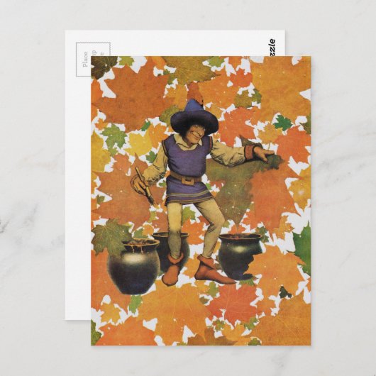 Jack Frost Postkarte (Vorne/Hinten)