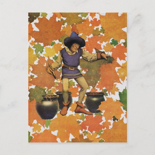 Jack Frost Postkarte (Vorderseite)