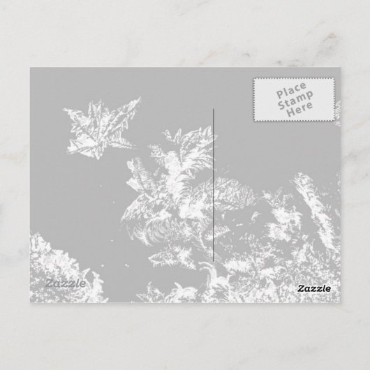 Jack Frost Postkarte (Rückseite)