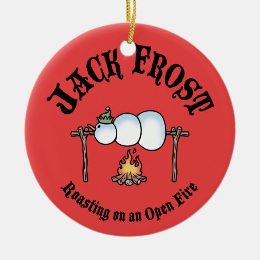 Jack-Frost-Röstung Keramikornament (Vorne)