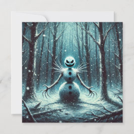 Jack Frost Snowman Feiertagskarte