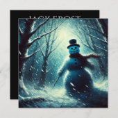 Jack Frost Snowman Weihnachten (Vorne/Hinten)