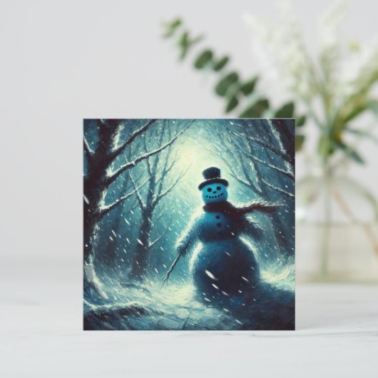 Jack Frost Snowman Weihnachten (Stehend Vorderseite)