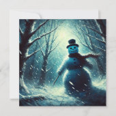 Jack Frost Snowman Weihnachten (Vorderseite)
