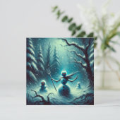 Jack Frost Snowman Weihnachten (Stehend Vorderseite)