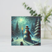 Jack Frost Snowman Weihnachten (Stehend Vorderseite)