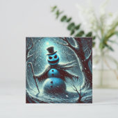 Jack Frost Snowman Weihnachten (Stehend Vorderseite)