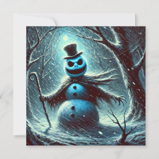 Jack Frost Snowman Weihnachten (Vorderseite)