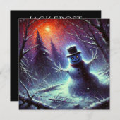 Jack Frost Snowman Weihnachten (Vorne/Hinten)
