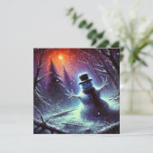 Jack Frost Snowman Weihnachten (Stehend Vorderseite)
