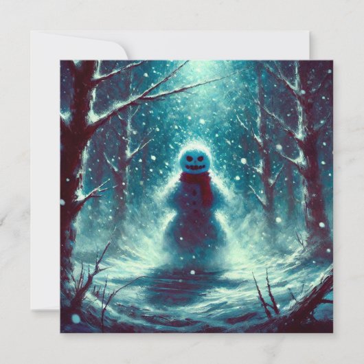 Jack Frost Snowman Weihnachten (Vorderseite)