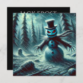 Jack Frost Snowman Weihnachten (Vorne/Hinten)