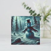 Jack Frost Snowman Weihnachten (Stehend Vorderseite)