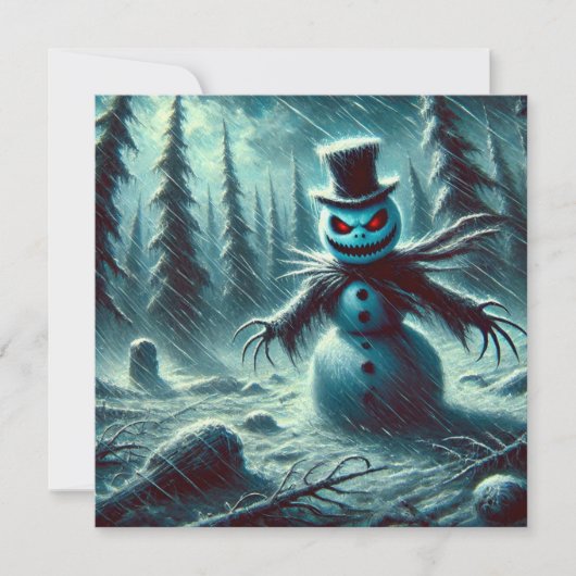 Jack Frost Snowman Weihnachten (Vorderseite)
