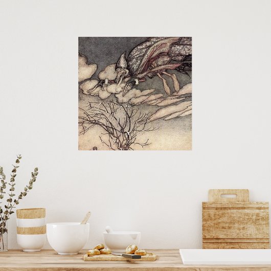 "Jack Frost" von Arthur Rackham Poster (Küche)