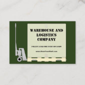 Jack für Paletten, Standard, 3,5" x 2,0" Visitenka Visitenkarte (Vorderseite)