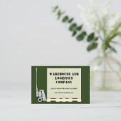 Jack für Paletten, Standard, 3,5" x 2,0" Visitenka Visitenkarte (Stehend Vorderseite)