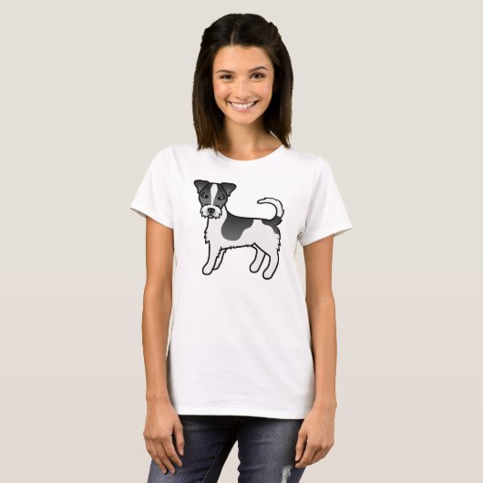 Jack für Schwarz und Weiß T-Shirt (Vorne ganz)