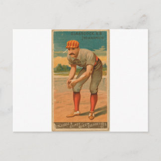 Jack Glasscock, Indianapolis Postkarte