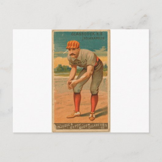Jack Glasscock, Indianapolis  Postkarte (Vorderseite)