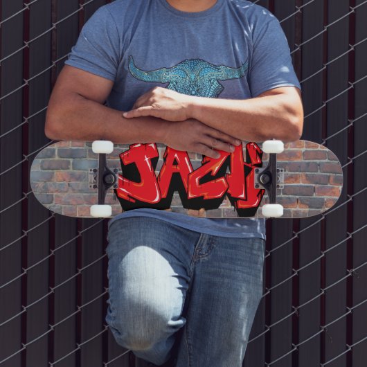 Jack Graffiti Custom Personalisiert Skateboard (Außenbereich 3)