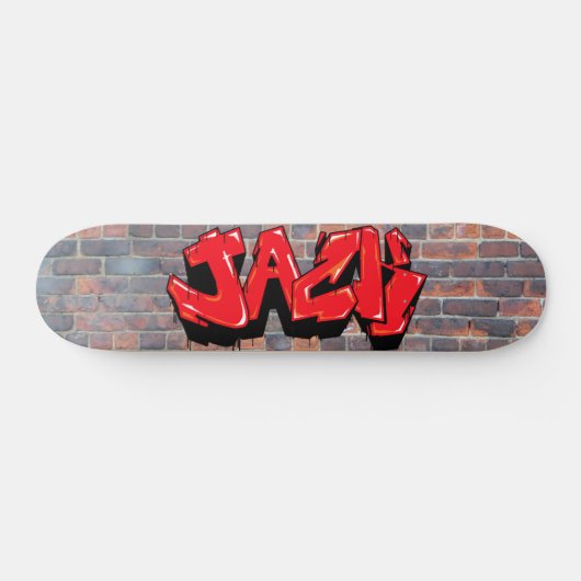 Jack Graffiti Custom Personalisiert Skateboard (Horizontal)