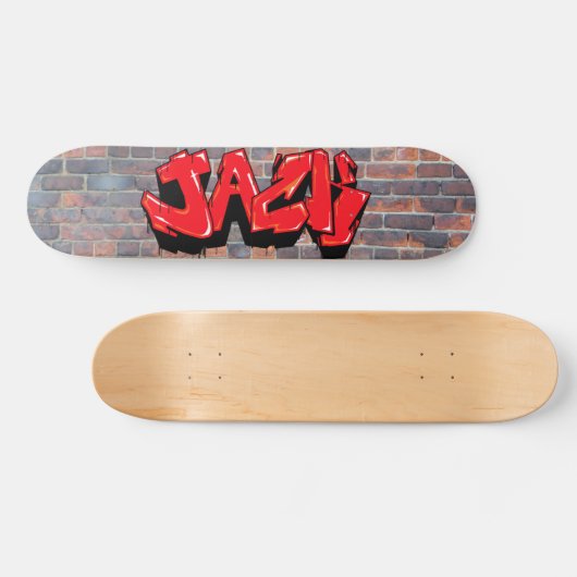 Jack Graffiti Custom Personalisiert Skateboard (Horizontal)