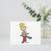 Jack Hammer T - Shirt und Geschenke Postkarte (Stehend Vorderseite)