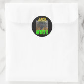 JACK HERRER RUNDER AUFKLEBER (Tasche)