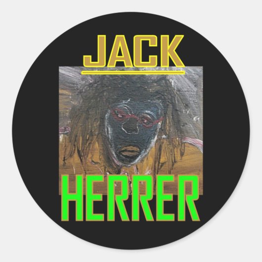JACK HERRER RUNDER AUFKLEBER (Vorderseite)