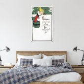 Jack in der Box senden Weihnachtswünsche Leinwanddruck (Insitu (Schlafzimmer))