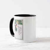 Jack in der Box senden Weihnachtswünsche Tasse (Vorderseite Links)