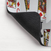 Jack in einem ebenen Muster,_ Mousepad (Ecke)