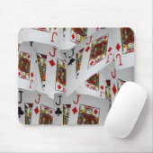 Jack in einem ebenen Muster,_ Mousepad (Mit Mouse)