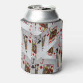 Jack in mehrschichtigem Muster, Stubby-Halter Dosenkühler (Kanne Rückseite)