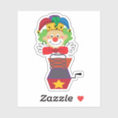 Jack in the Box Aufkleber (Blatt)