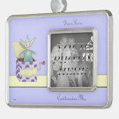 Jack-in-the-Box - Traditionelles Spielzeug (pastel Rahmen-Ornament Silber (Links)