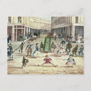 Jack in the Green, May Day Celebrations of the Chi Einladungspostkarte