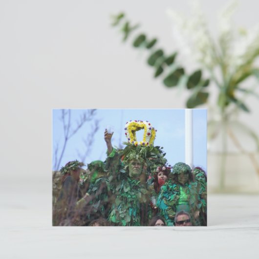 Jack-in-the-Green-Postkarte - Versäumnisse Postkarte (Stehend Vorderseite)